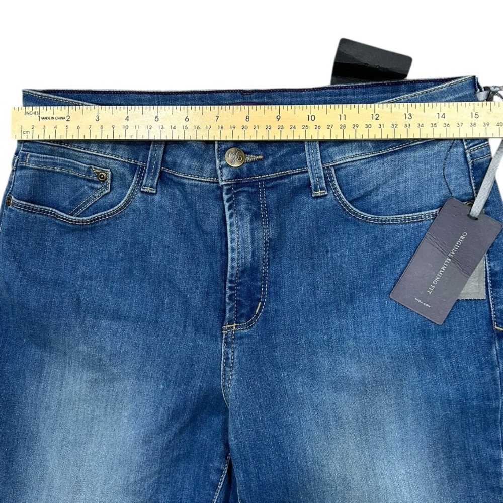NWT NYDJ Flare Jeans Light Blue 8 - Picture 5 of 11